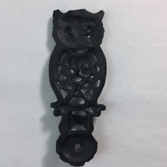 Retro 70s Cast Iron OWL Hook *Authentic Vintage* - Picture 2 of 7